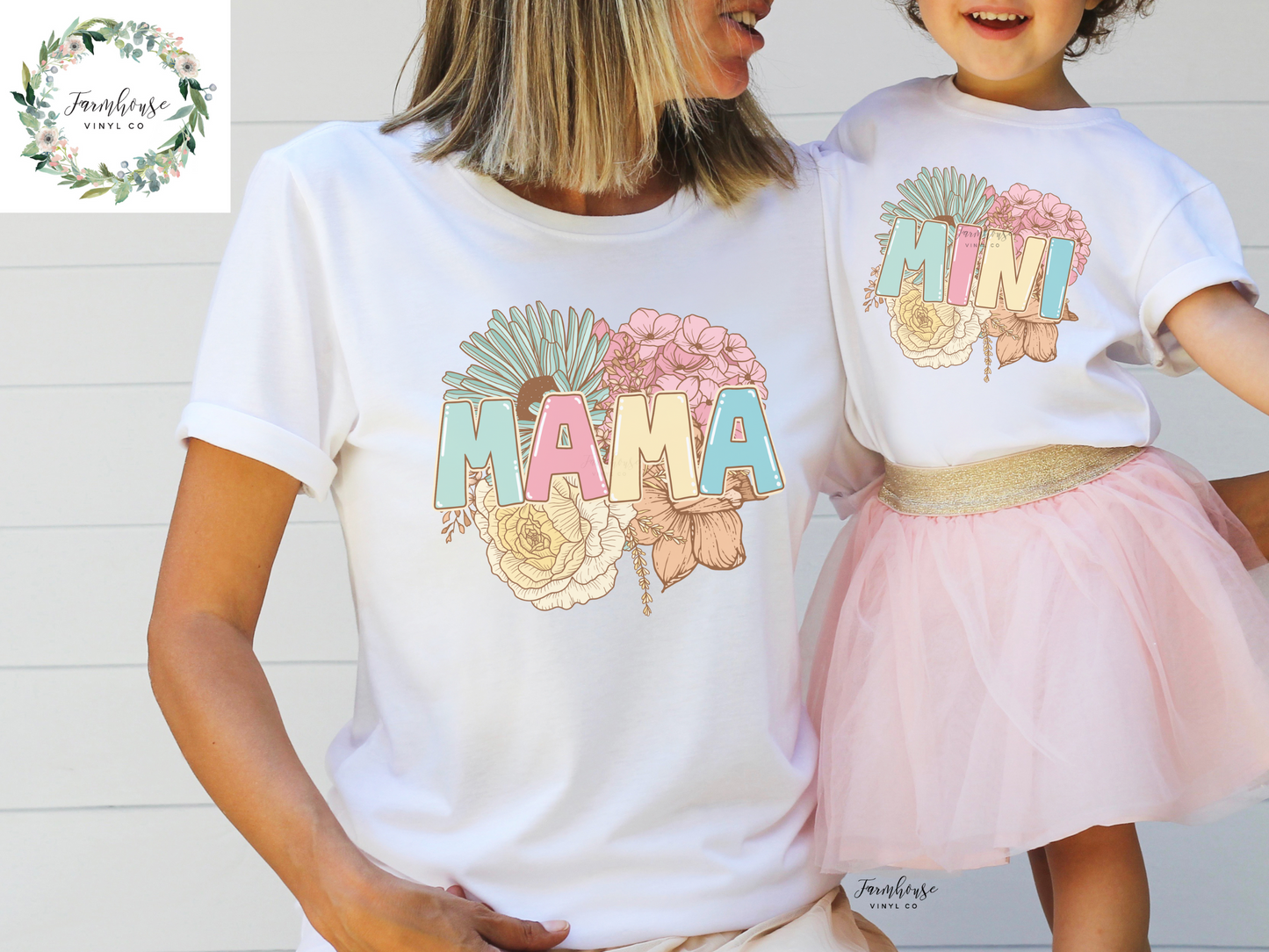 Mama And Mini Floral Shirt