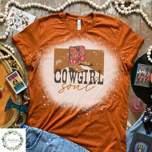 Cowgirl Soul Bleached Shirt