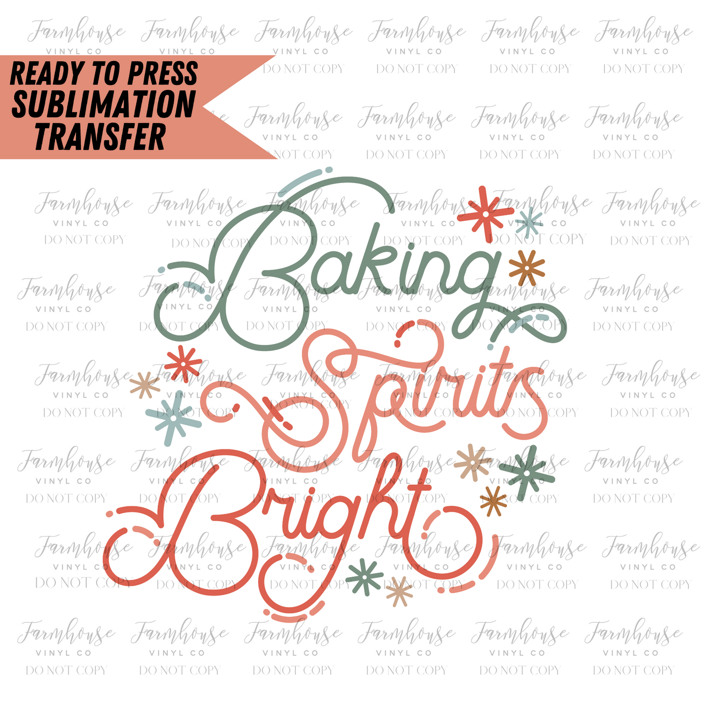Christmas Sayings Ready to Press Sublimation Transfer - Farmhouse Vinyl Co