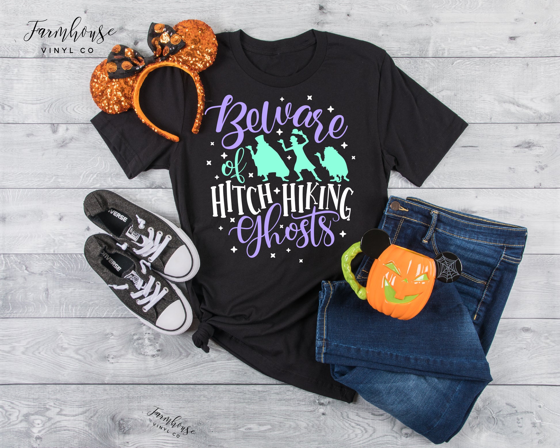 Haunted Mansion Beware of Hitch Hiking Ghosts Shirt - Farmhouse Vinyl Co