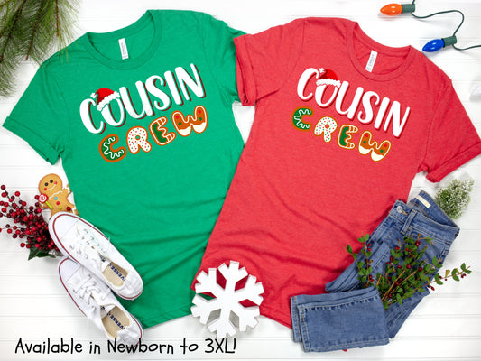 Cousin Crew Cookie Christmas Shirt Collection