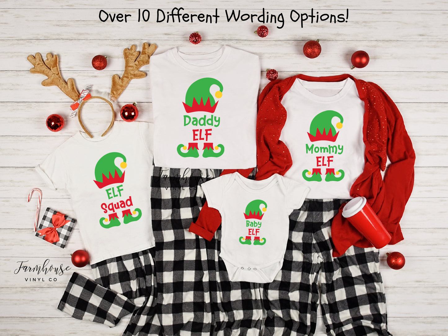 Elf Squad Christmas Group Shirt Collection