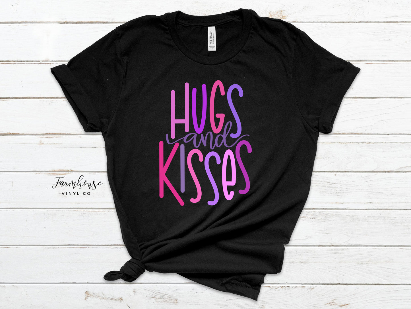 Hugs and Kisses Shirt - Farmhouse Vinyl Co