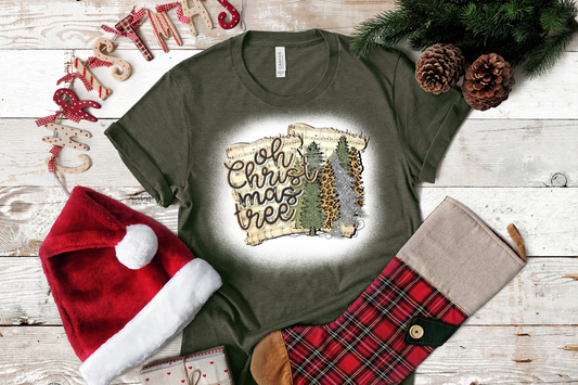 Oh Christmas Tree Lyrics Shirt - Farmhouse Vinyl Co