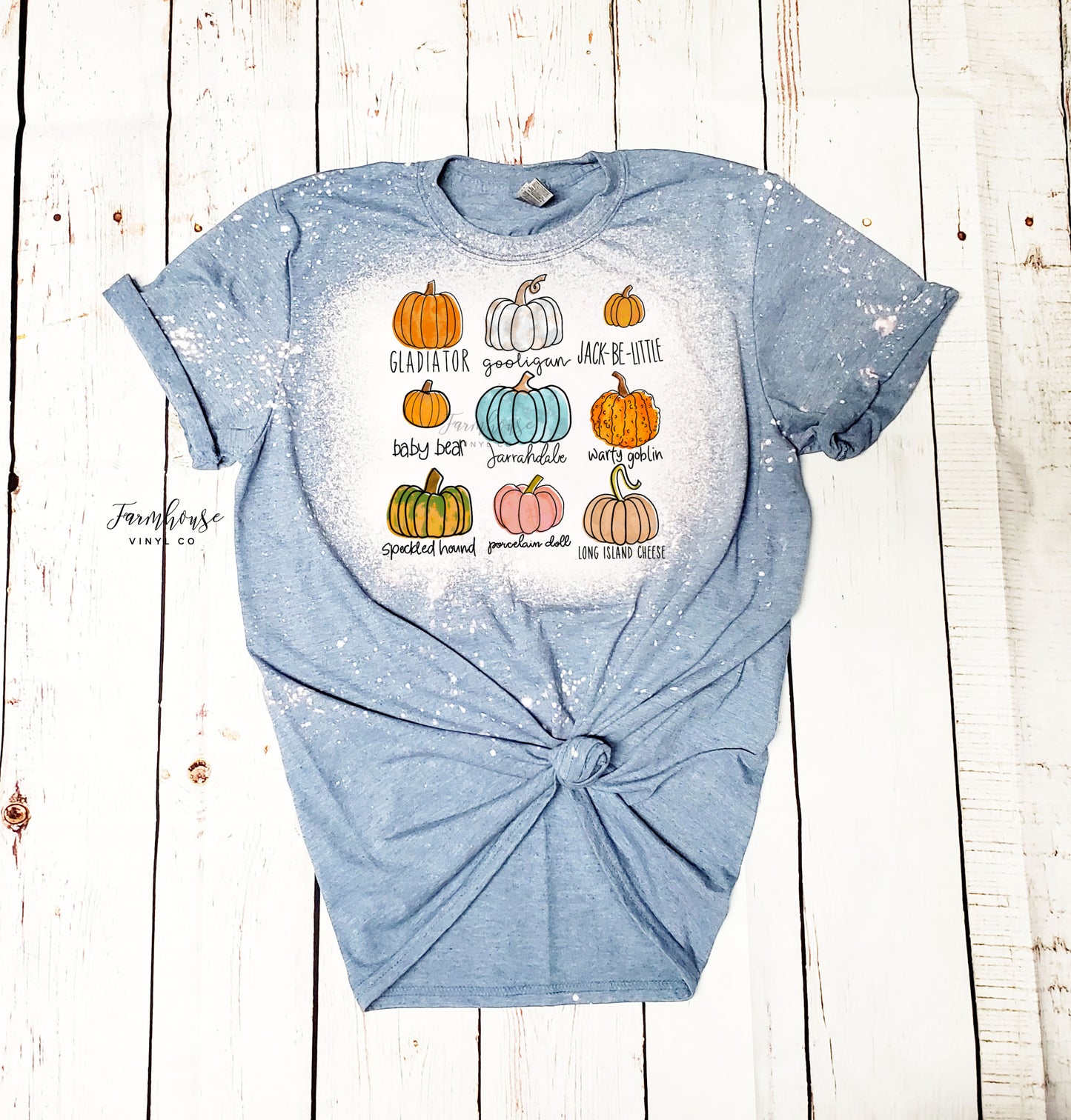 Fall Colorful Pumpkins Shirt - Farmhouse Vinyl Co