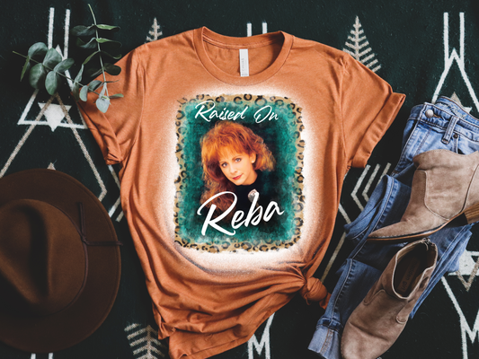 Reba Country Music Bleached Shirt - Farmhouse Vinyl Co