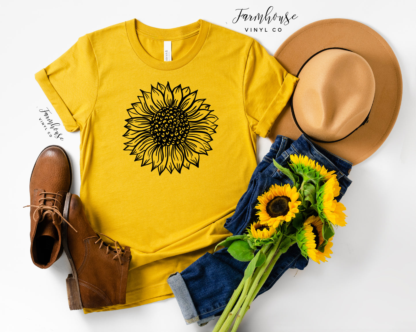Sunflower Shirt - Farmhouse Vinyl Co