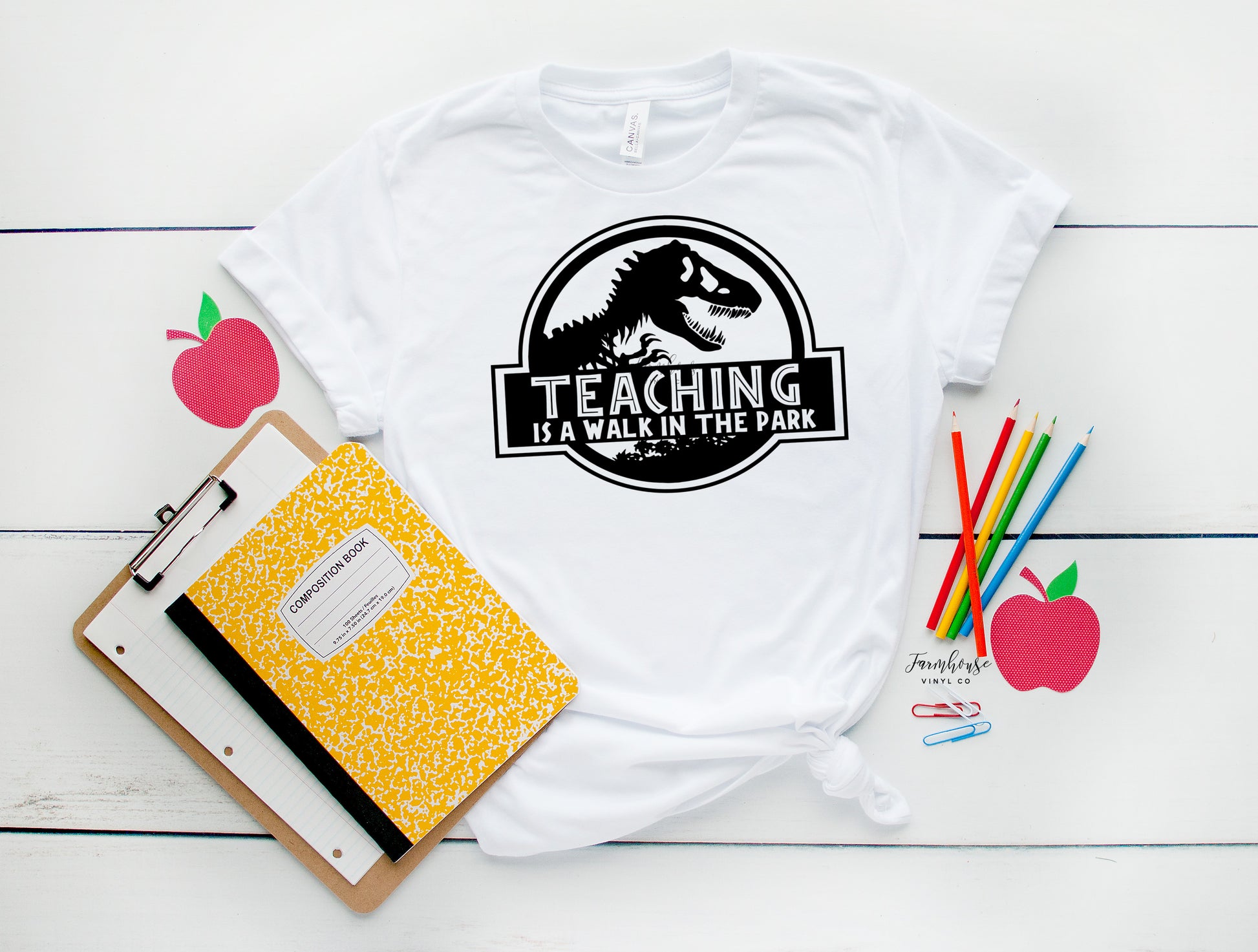 Teaching is A Walk in the Park Shirt - Farmhouse Vinyl Co