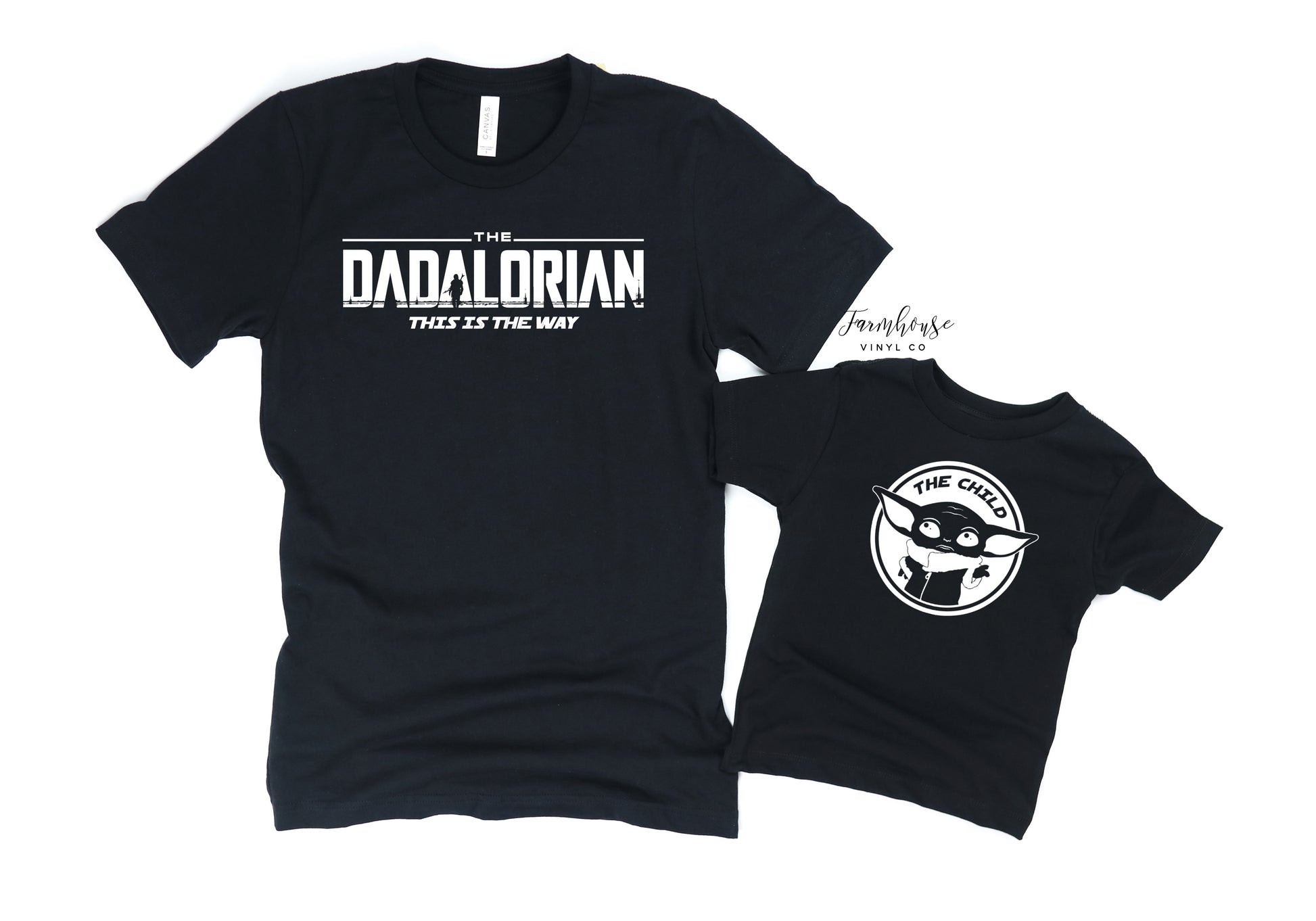 Star Wars Dadalorian and The Child Shirt Set - Farmhouse Vinyl Co