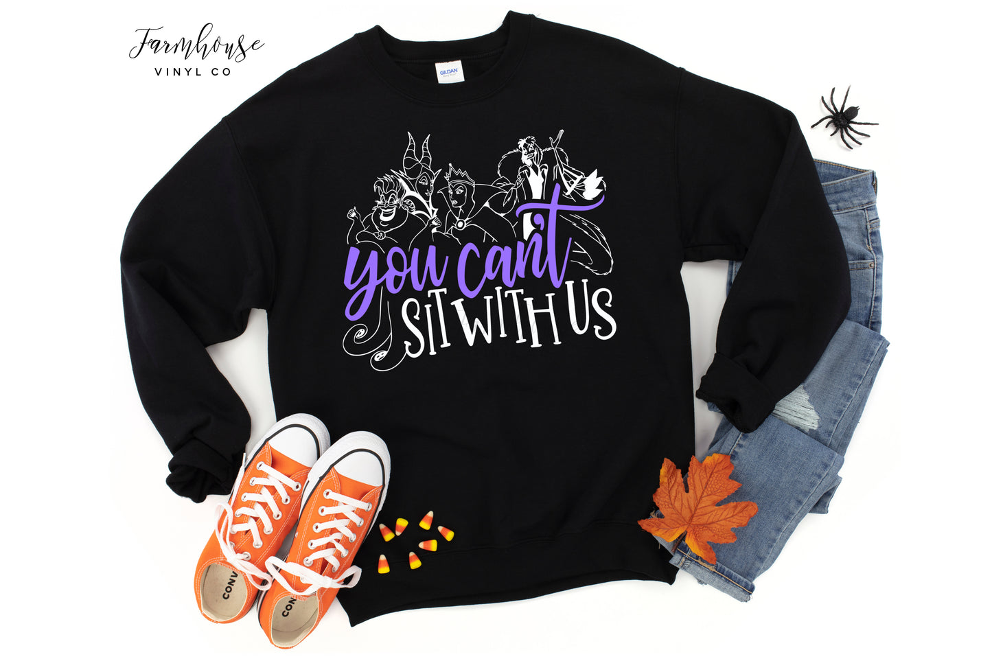 Villains You Can't Sit With Us Sweatshirt