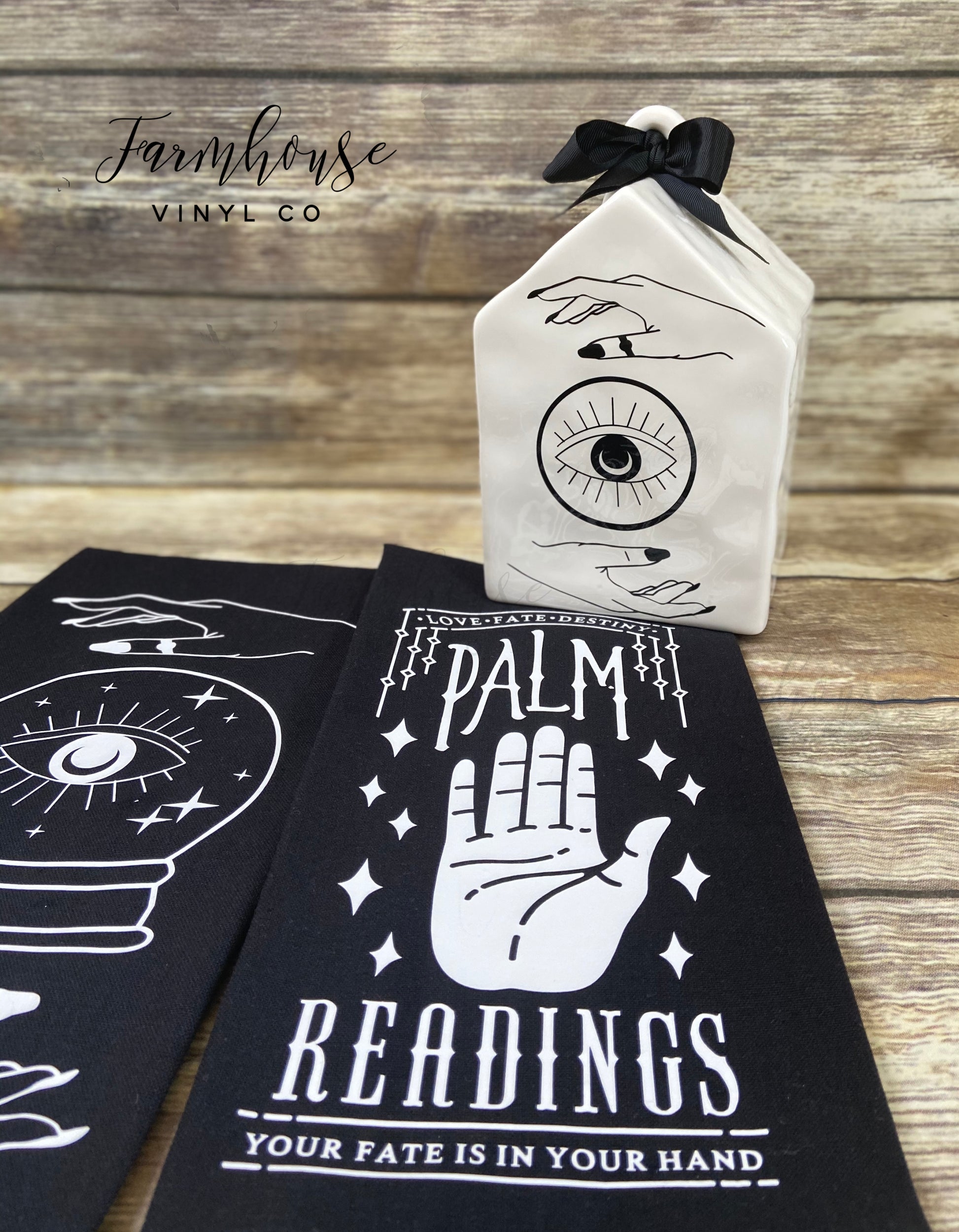 Crystal Ball and Palm Reading Towels - Farmhouse Vinyl Co