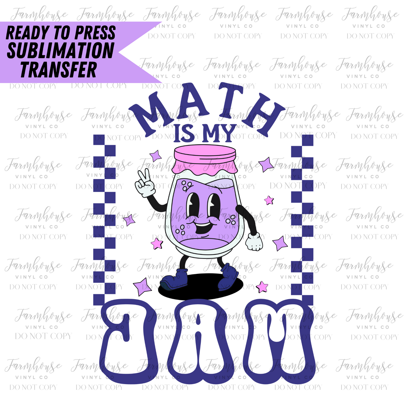 Teaching Is My Jam Ready To Press Sublimation Transfer