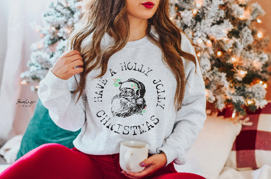 Santa Claus Have A Holly Jolly Christmas Clothing Collection - Farmhouse Vinyl Co