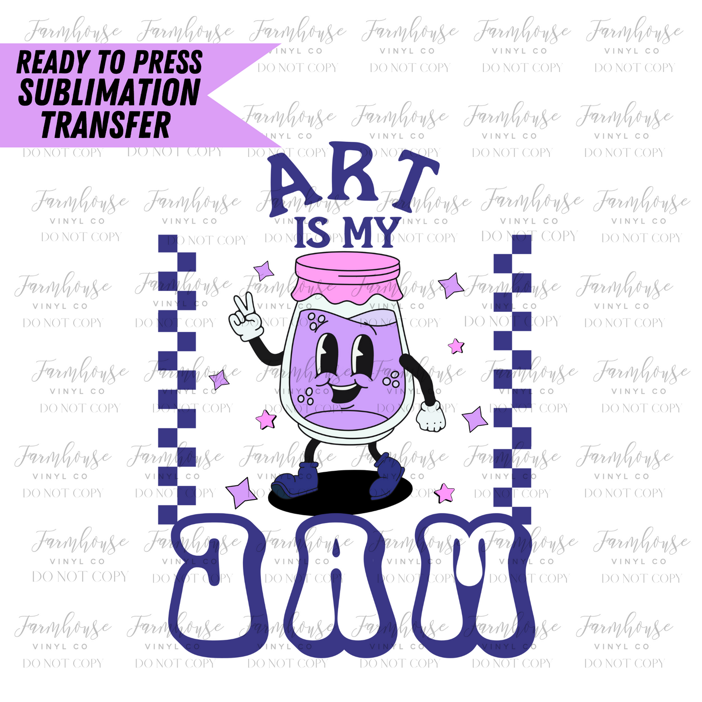 Teaching Is My Jam Ready To Press Sublimation Transfer