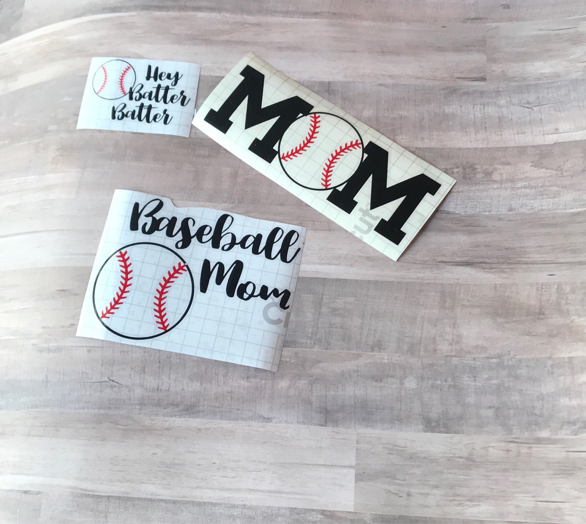 Baseball Mom Vinyl Decal - Farmhouse Vinyl Co