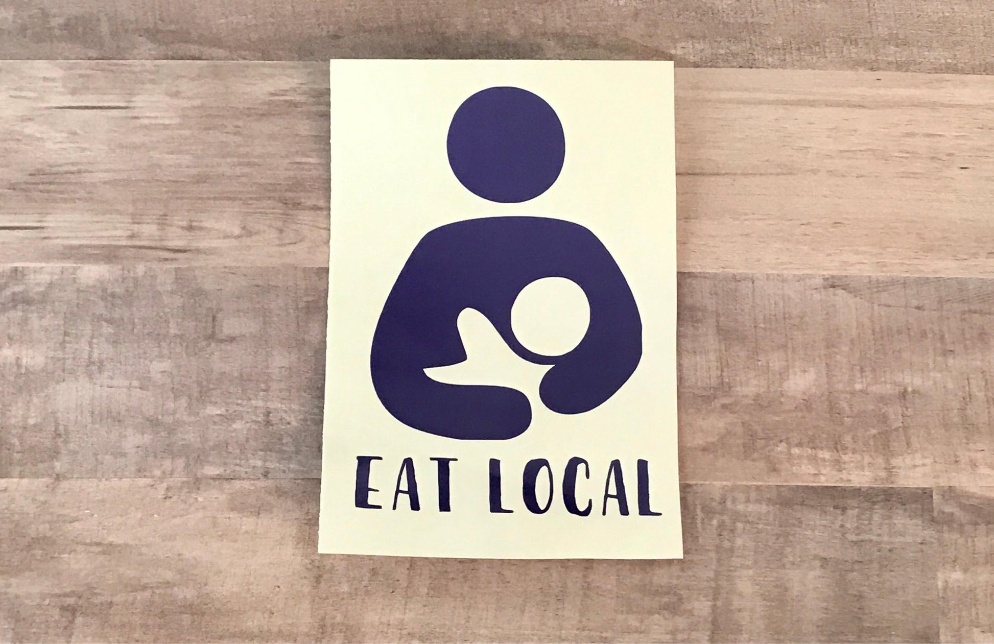 Normalize/Eat Local Breastfeeding Decal - Farmhouse Vinyl Co