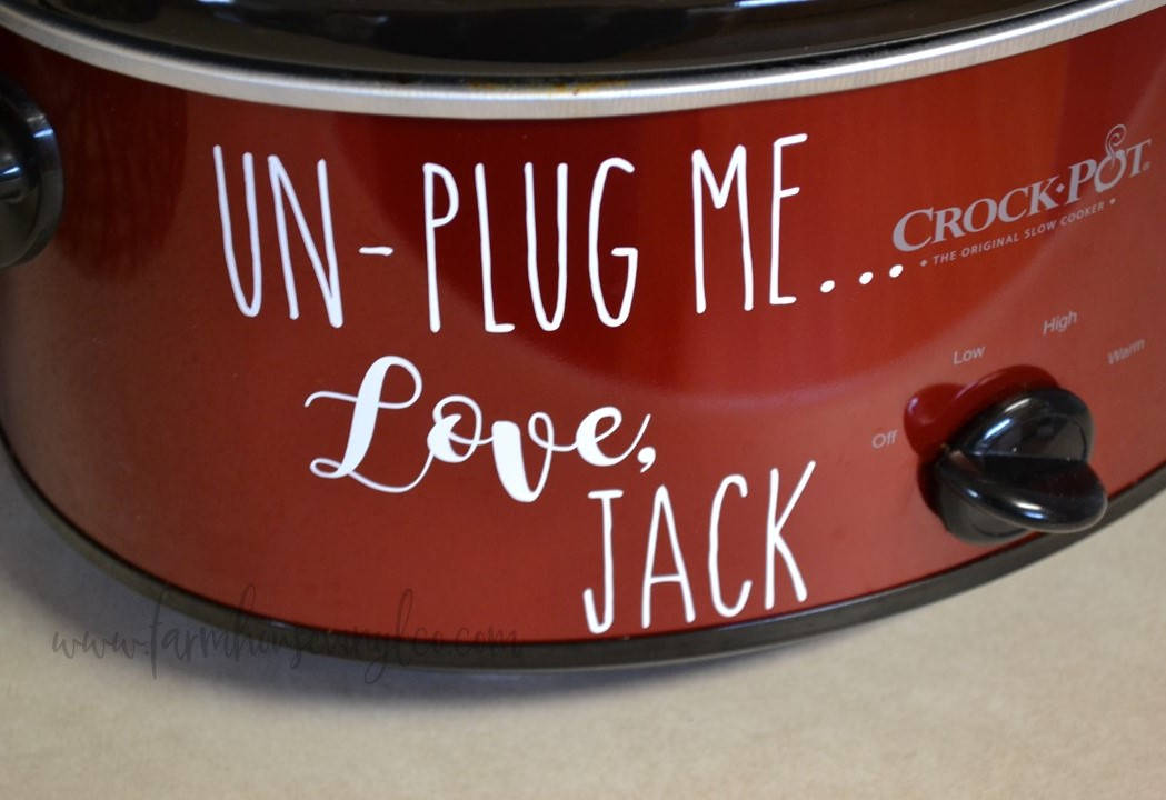 This Is Us Inspired Crockpot Decal - Farmhouse Vinyl Co