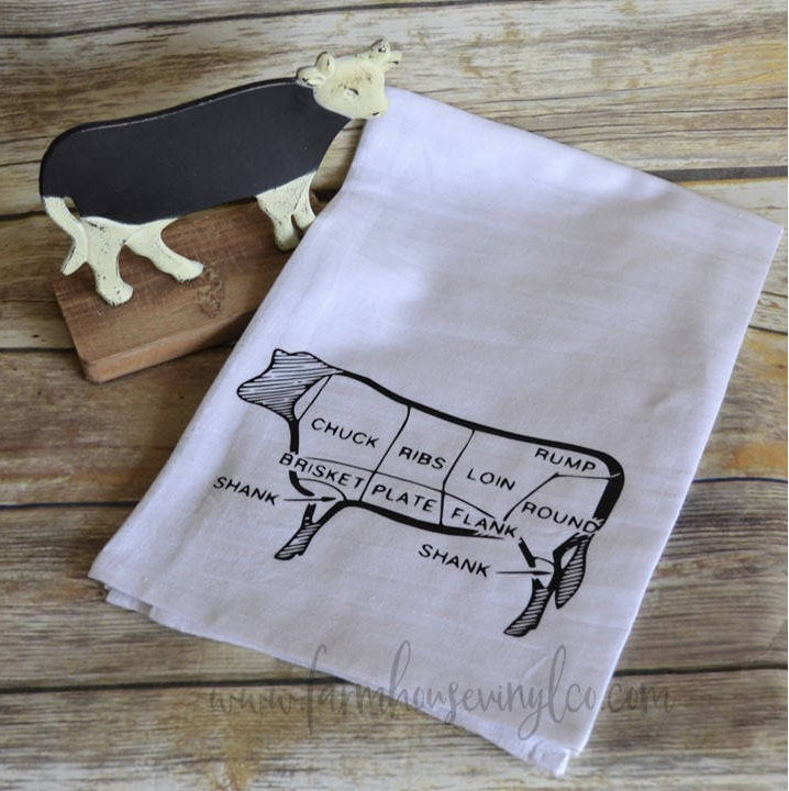 Farmhouse Cow Towel – Farmhouse Vinyl Co
