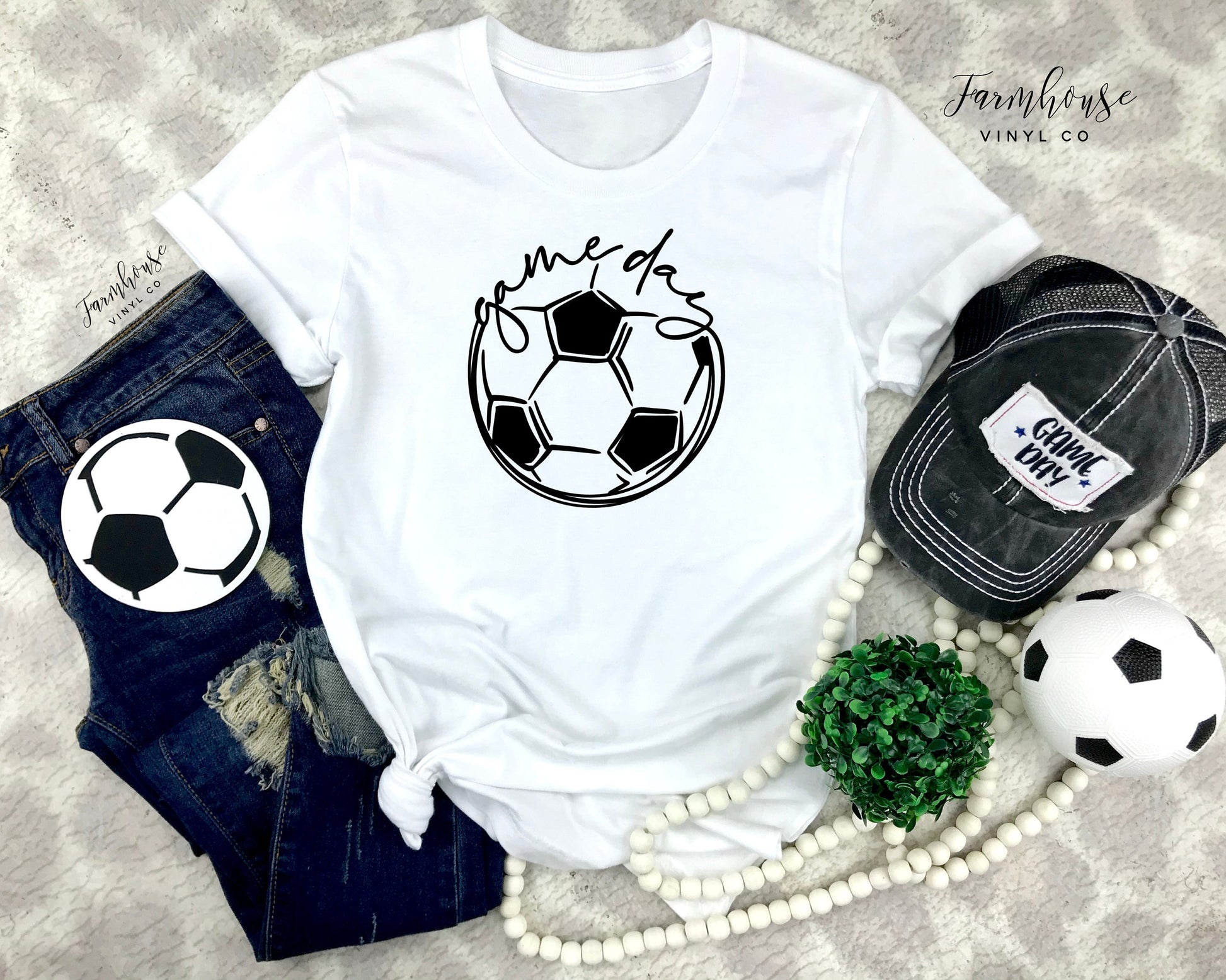 Soccer Gameday Unisex Bella Canvas Shirt~Basketeball Shirt~Womens Shirt~TShirt~Tee Shirt~Custom Shirt~Sports Shirt~Football Soccer Mom Shirt - Farmhouse Vinyl Co