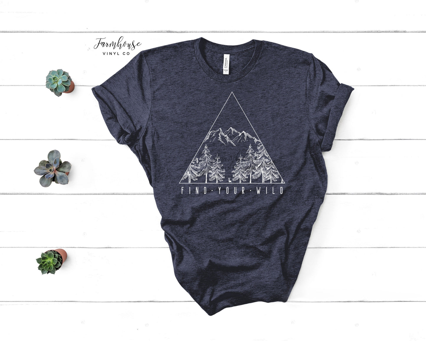 Find Your Wild Mountain Outdoor Hiking Camp Unisex Shirt / Camping Shirt / Hiking Gear / Mens Shirts / Outdoor Explorer / Get Outside Tees - Farmhouse Vinyl Co
