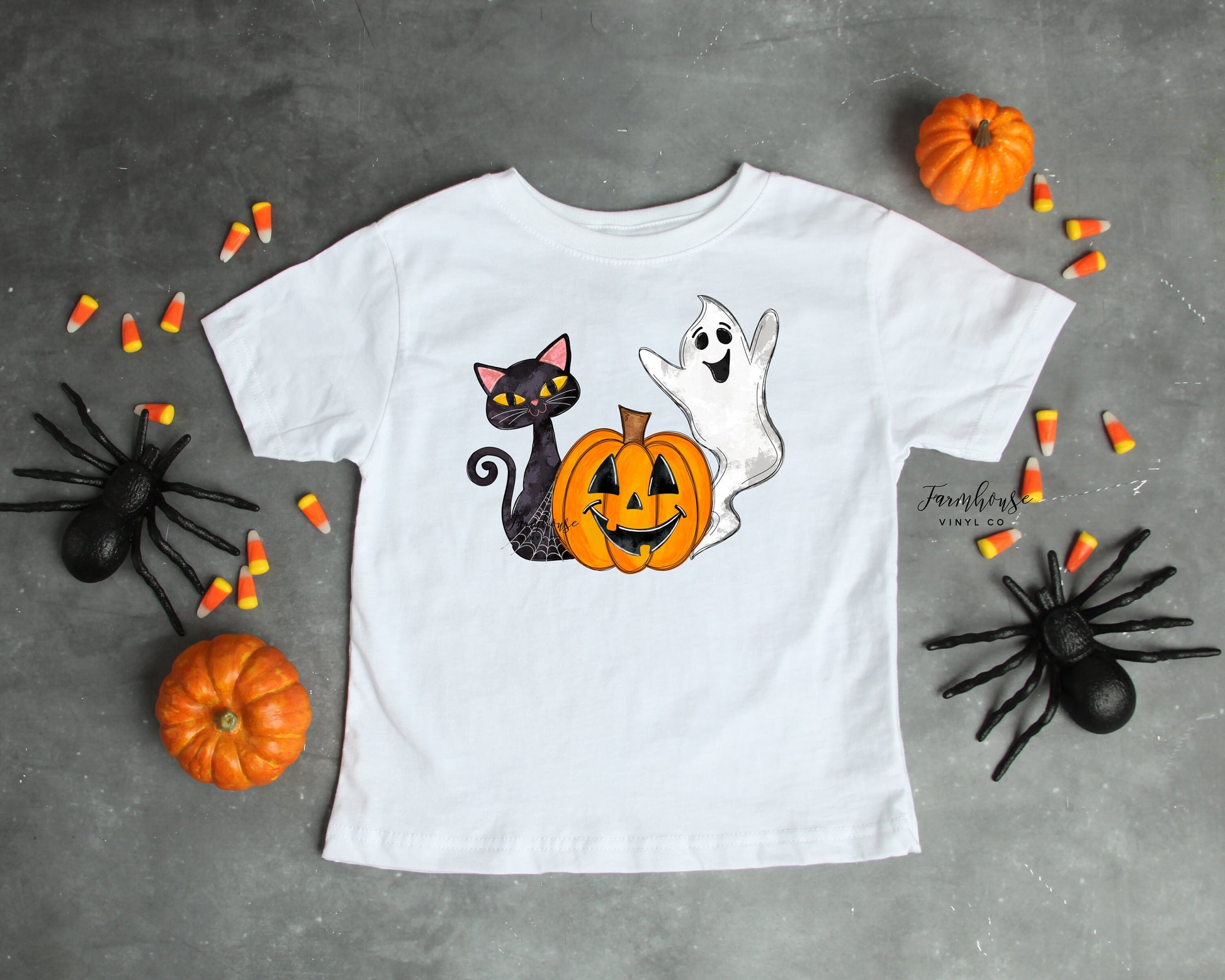 Halloween Cat Ghost Family Matching Shirts / Little Thing Halloween T Shirt / Group Shirts Teachers Family Friends / Halloween Party Tees - Farmhouse Vinyl Co