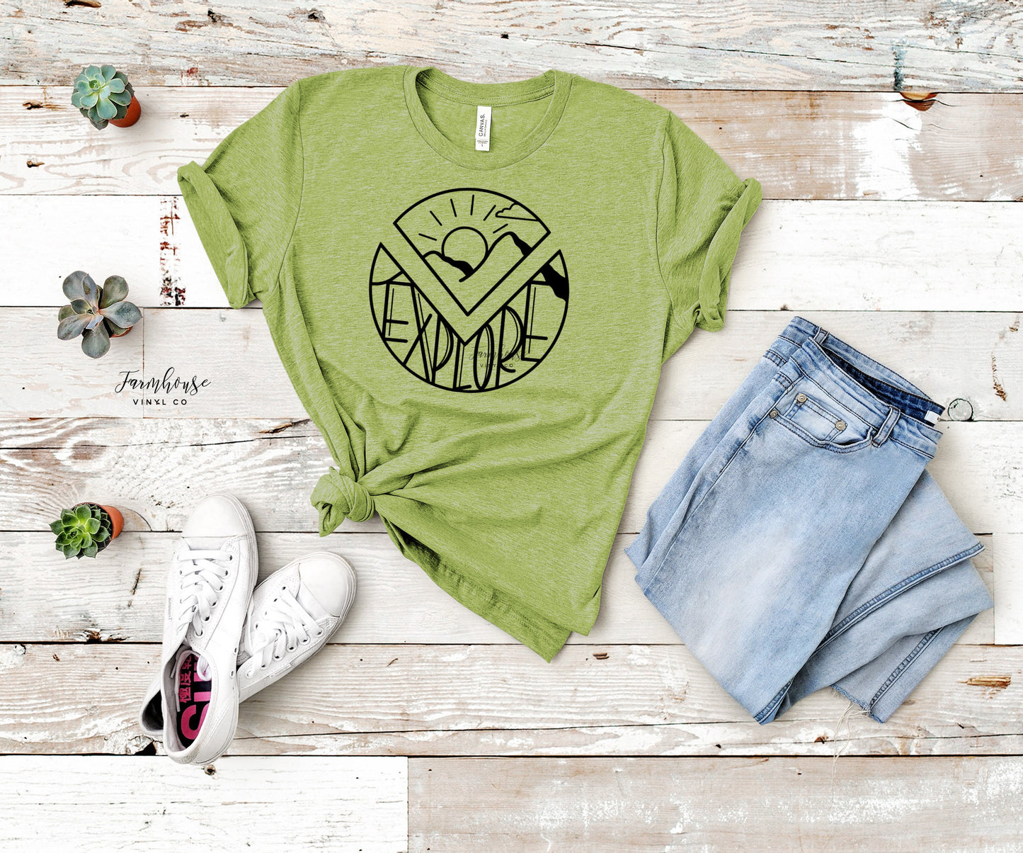 Adventure Awaits T shirt / The Great Outdoors Shirt / Wanderlust Explore More Tee / Unisex Mother's Day Gift Mom Birthday / Youth Adult Kids - Farmhouse Vinyl Co