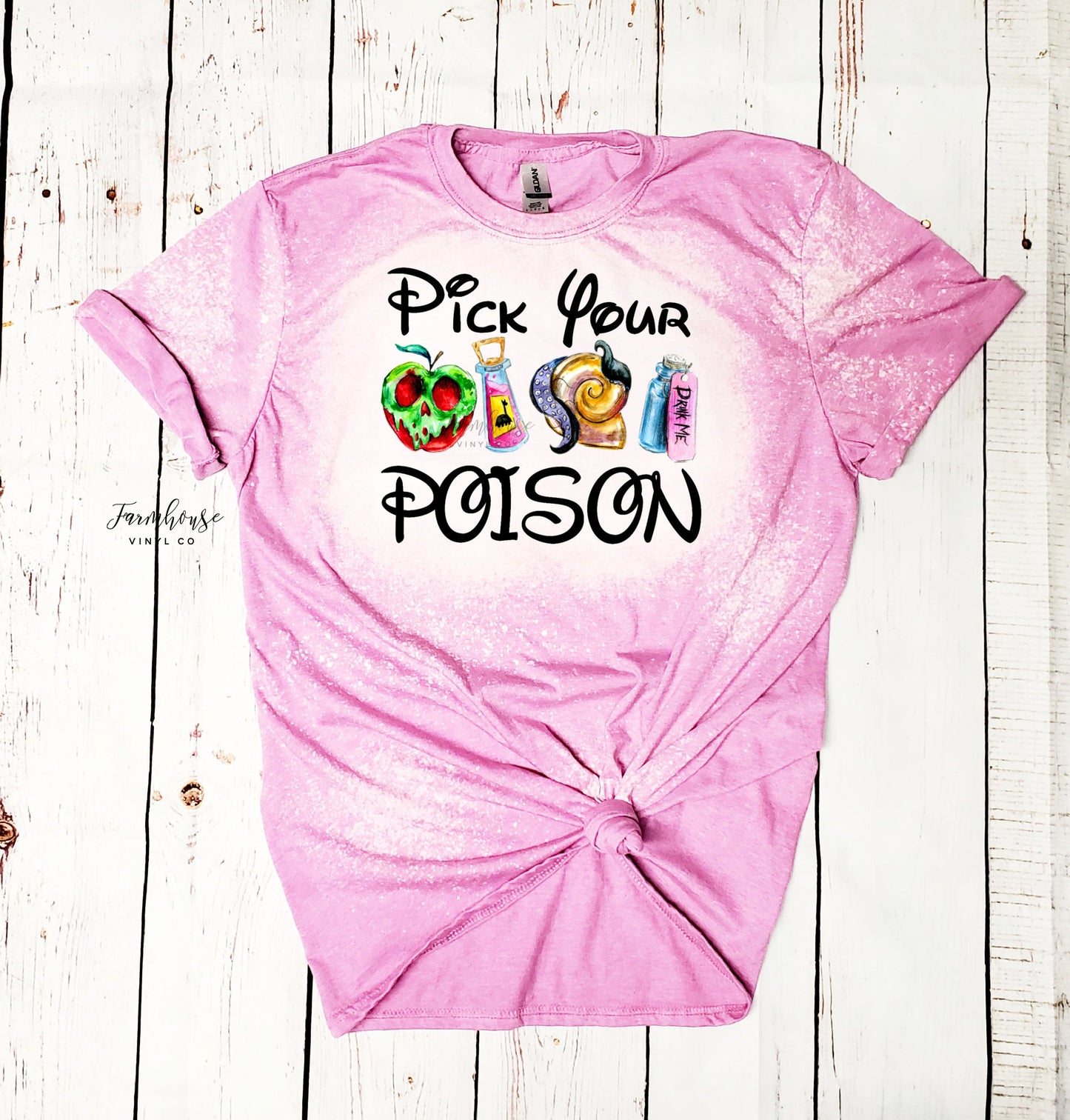 Pick Your Poison Villain Shirt / Magical Vacation Shirt / Poison Apple / Group Matching Shirts / Halloween Vacation Shirts / Villain Fan - Farmhouse Vinyl Co