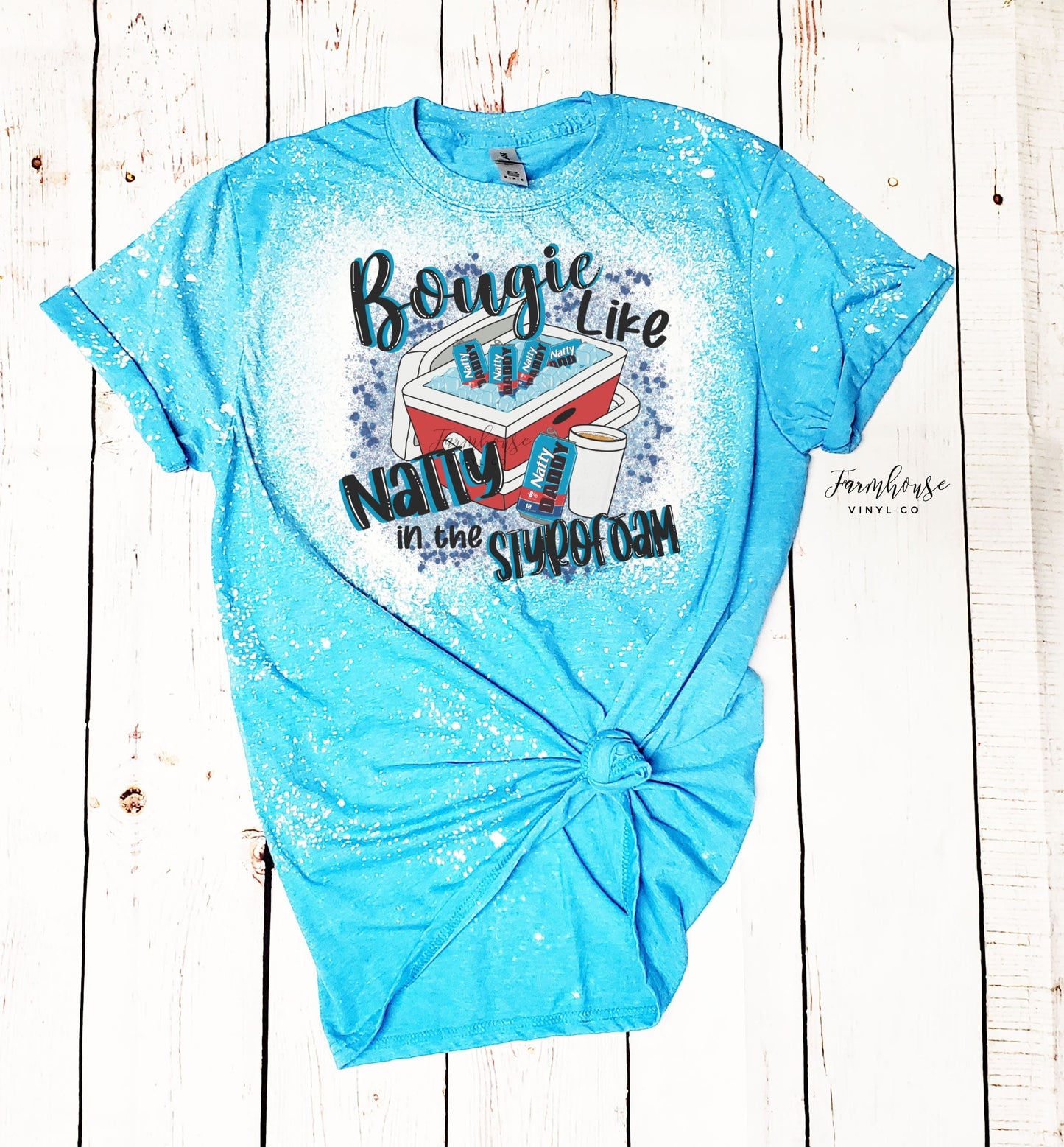 Bougie like Natty Bleached Shirt / Fancy Like Tee / Trendy shirt / Mom tee / Country Music Fan Shirt / concert shirt / Music Bleached Shirt - Farmhouse Vinyl Co