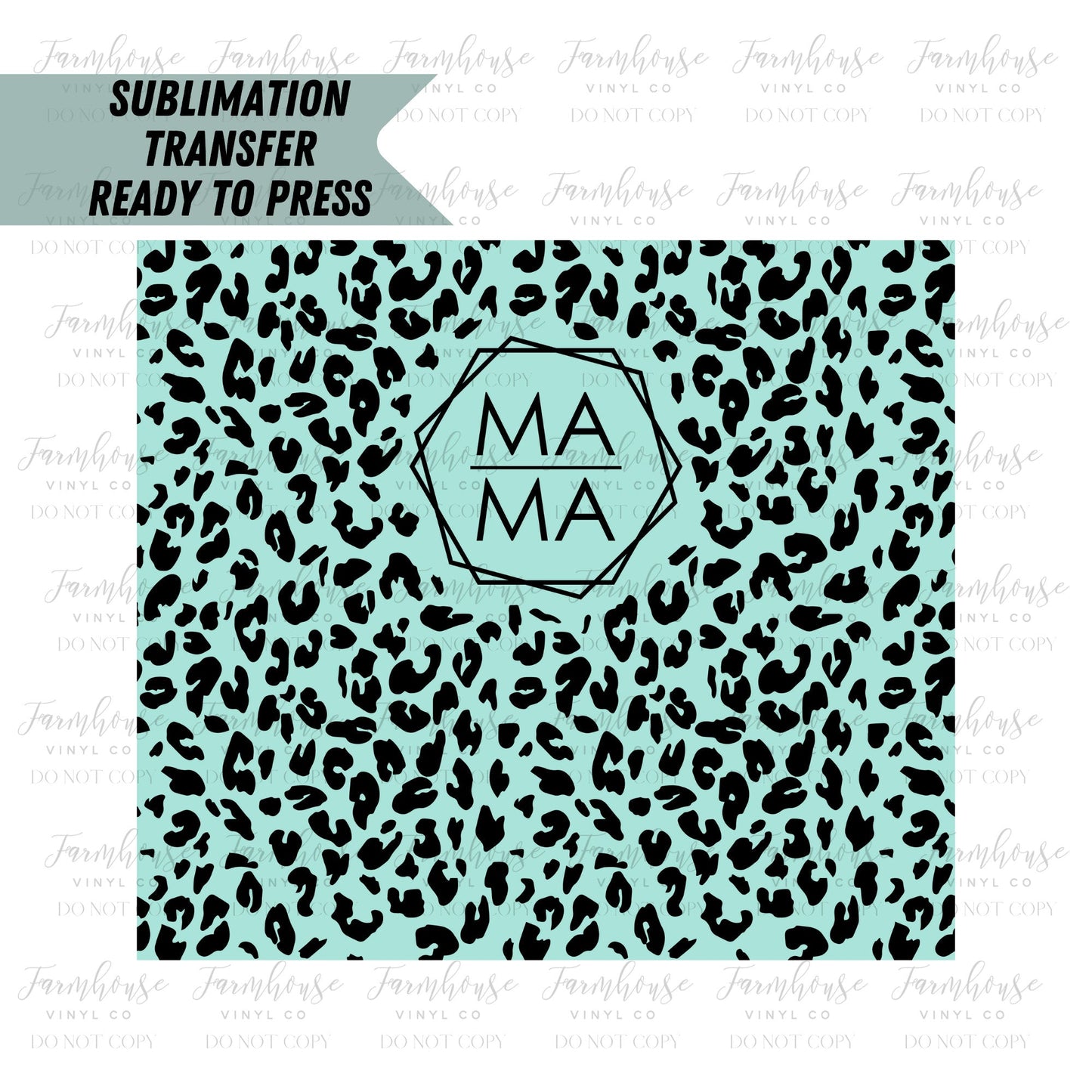 Leopard Mama Wrap, Tumbler Sublimation Transfer, Ready To Press, Heat Transfer, Skinny 20 OZ, Skinny 30 OZ, Mama Coffee Fuel Tumbler