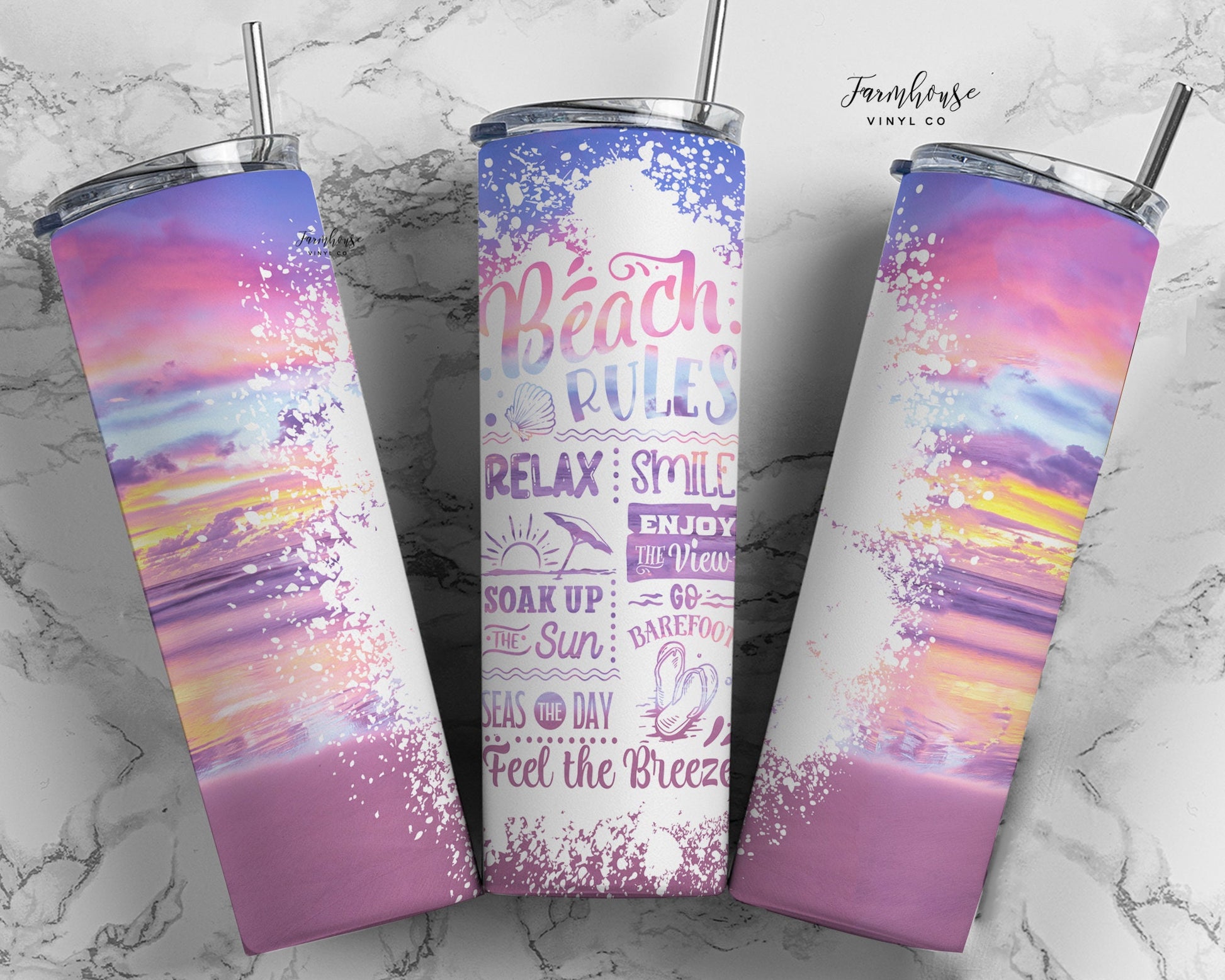 Colored 20oz Tumblers - Sublimation or Vinyl