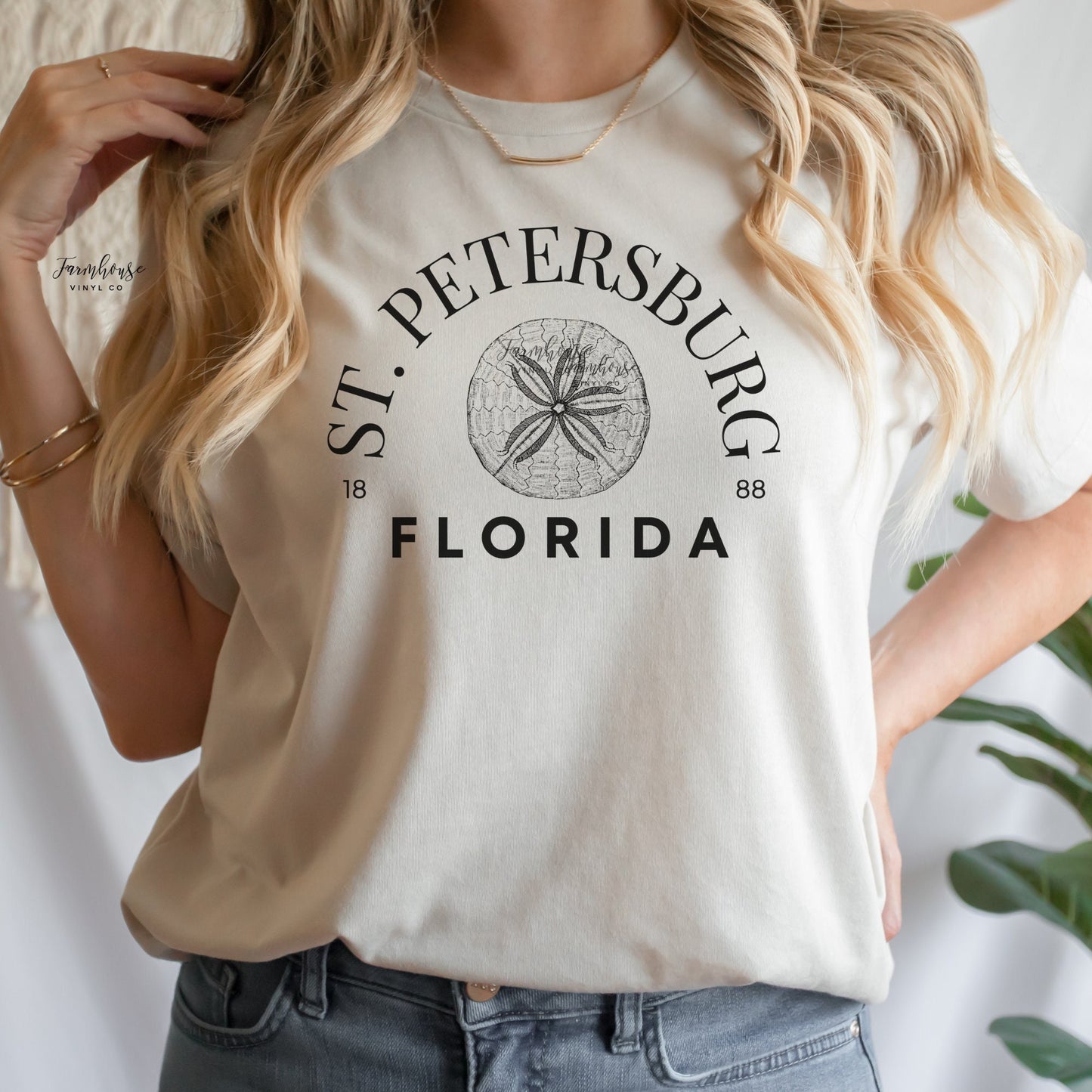 St. Petersburg Florida Sand Dollar Shirt - Farmhouse Vinyl Co