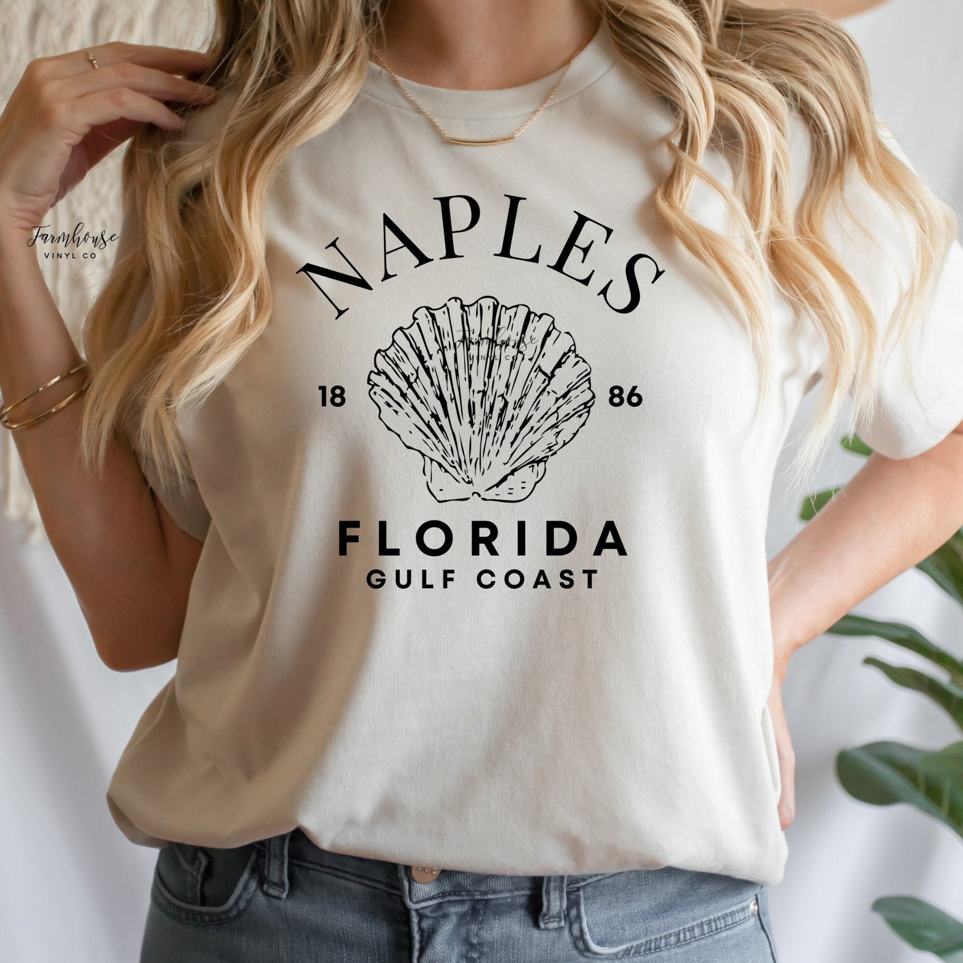 Naples Florida Seashell Shirt - Farmhouse Vinyl Co