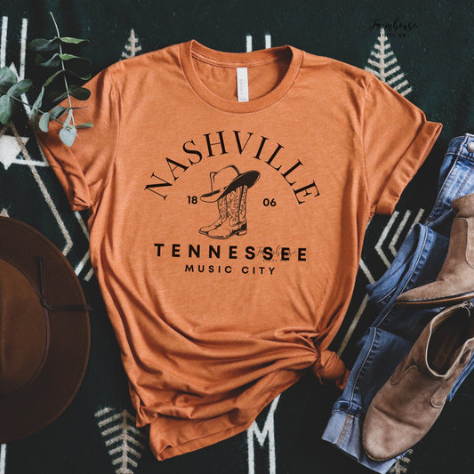 Nashville TN Shirt - Farmhouse Vinyl Co
