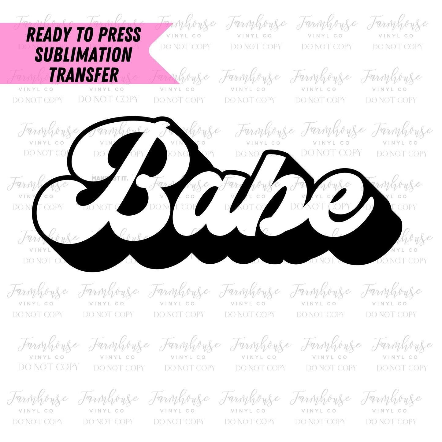 Retro Bride Babe Bachelorette Ready To Press Sublimation Transfer - Farmhouse Vinyl Co