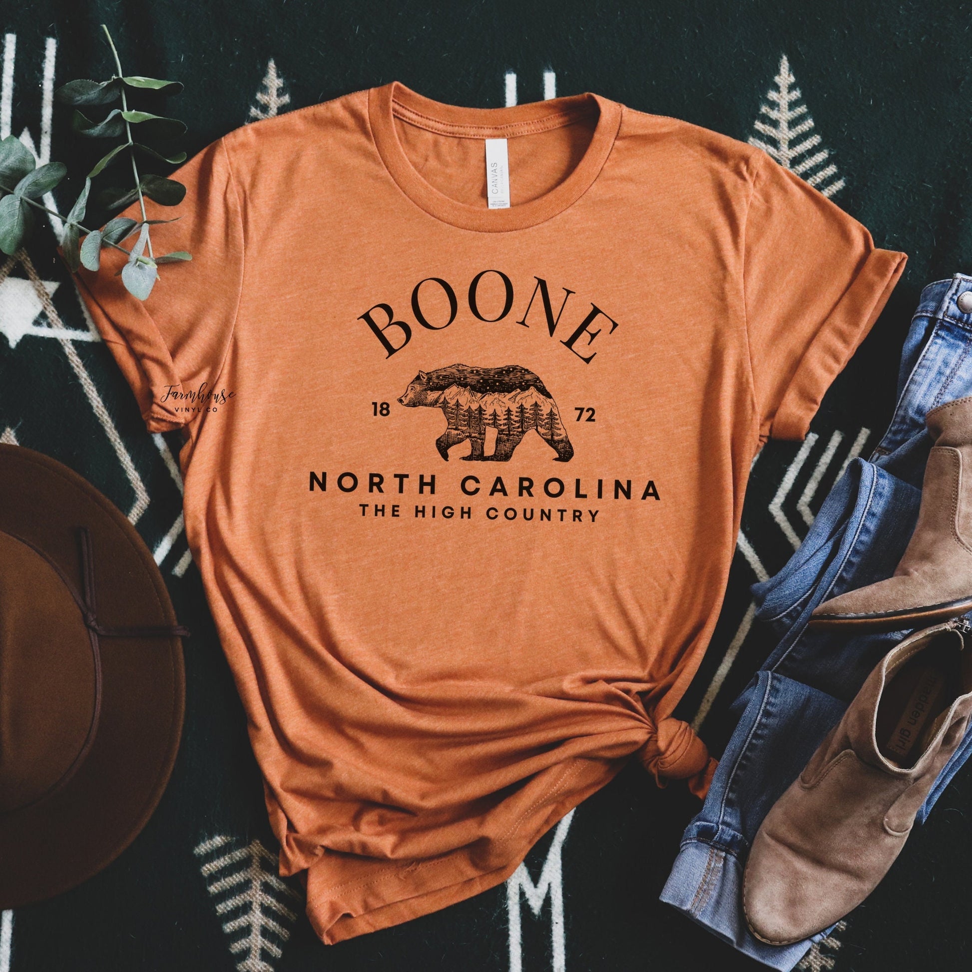 Boone North Carolina City Hometown Shirt - Farmhouse Vinyl Co