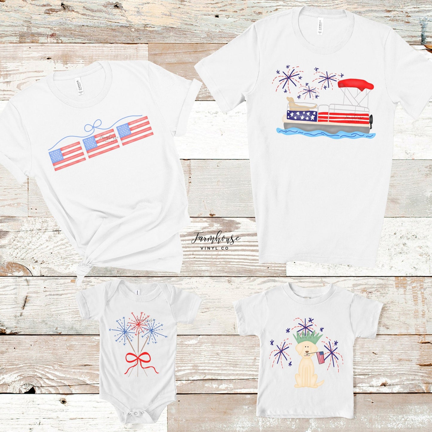 Group 4th of July Shirts - Farmhouse Vinyl Co