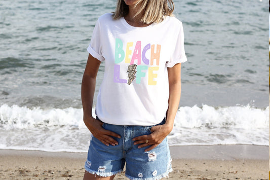 Beach Life Shirt - Farmhouse Vinyl Co