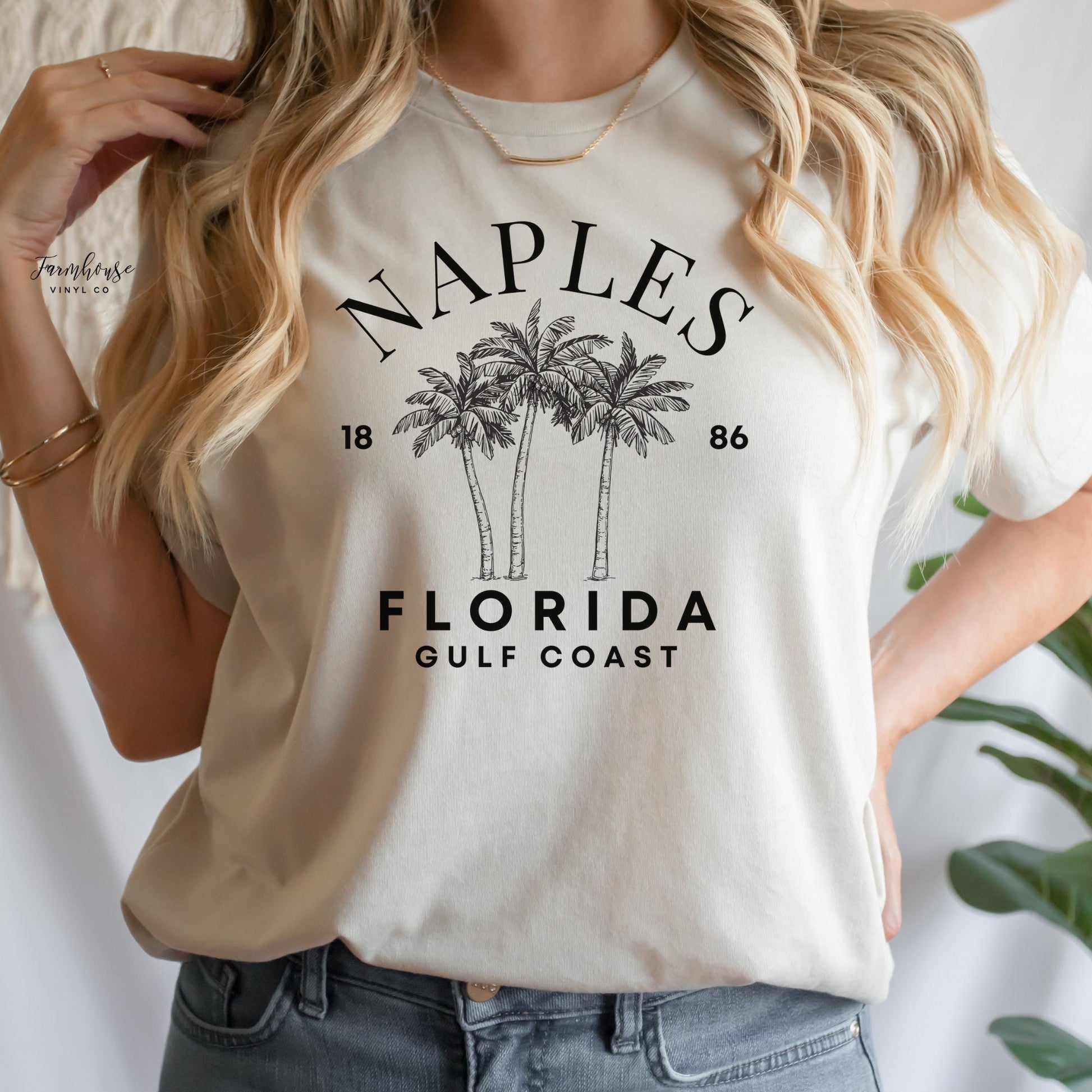 Naples Florida Palm Trees Shirt - Farmhouse Vinyl Co