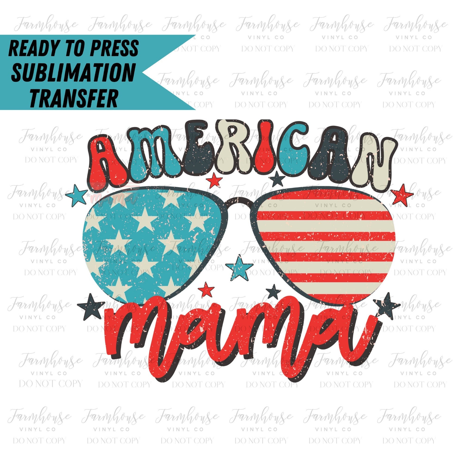 Retro 4th of July American Boy, Ready to Press Sublimation Transfer, Sublimation Transfers, Heat Transfer, 4th of July, American Girl Boy - Farmhouse Vinyl Co
