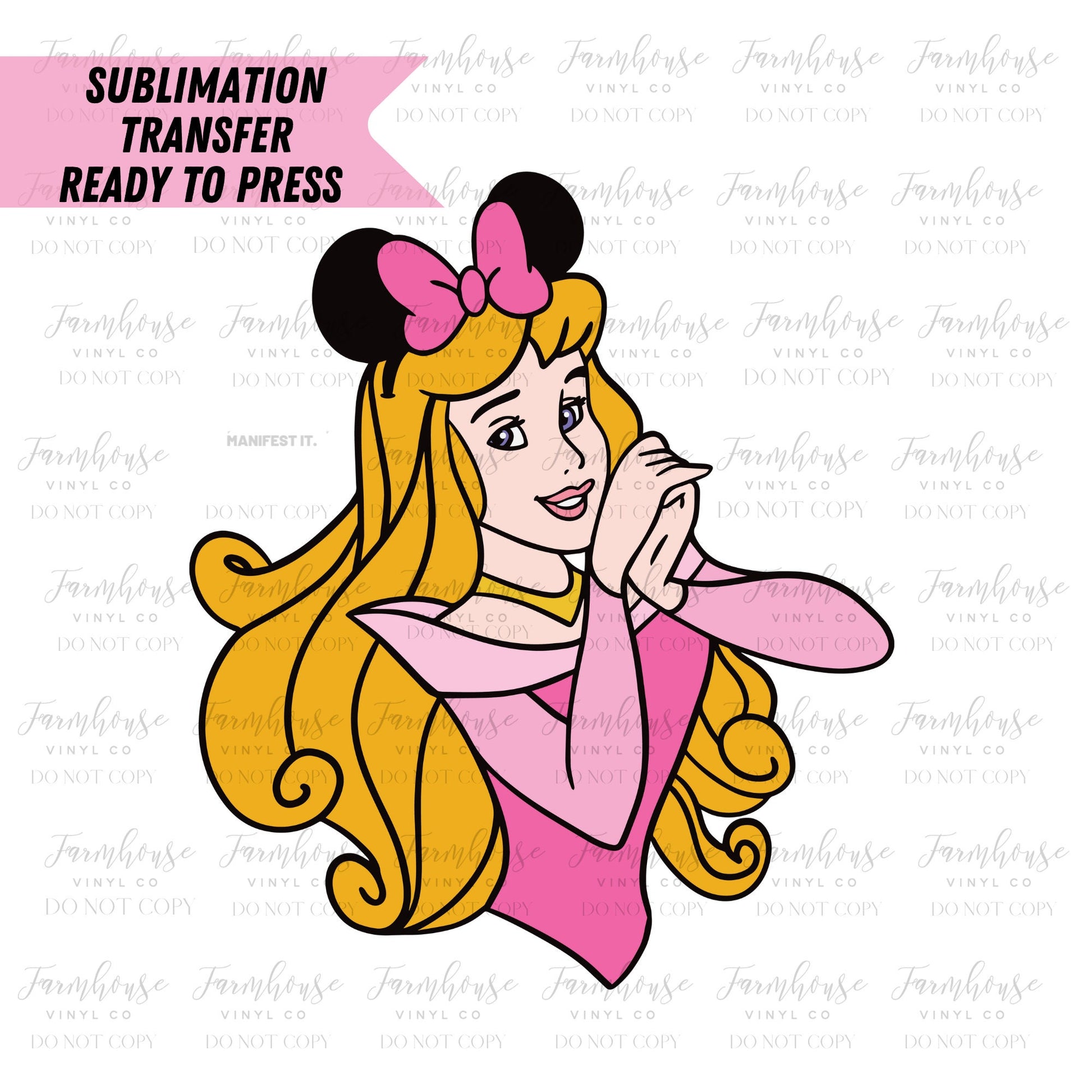 Colorful Watercolor Princess Design, Ready To Press Sublimation Transfer, 50 Years of Magic, Magical Vacation, Sublimate Prints, Heat Design - Farmhouse Vinyl Co