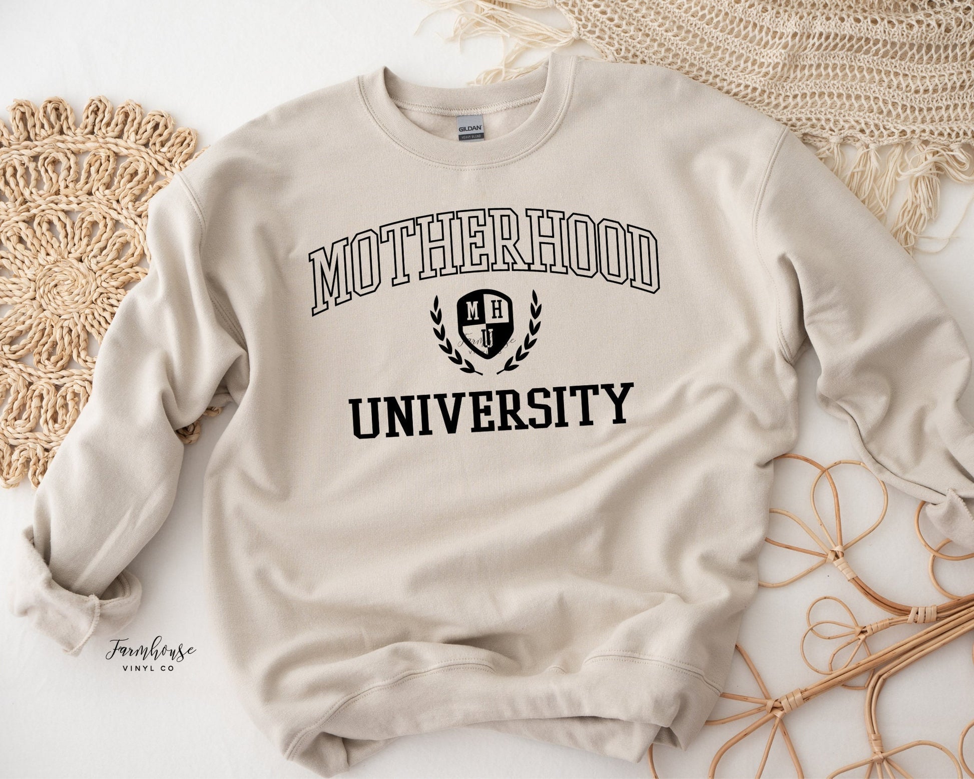 Motherhood University Shirt - Farmhouse Vinyl Co