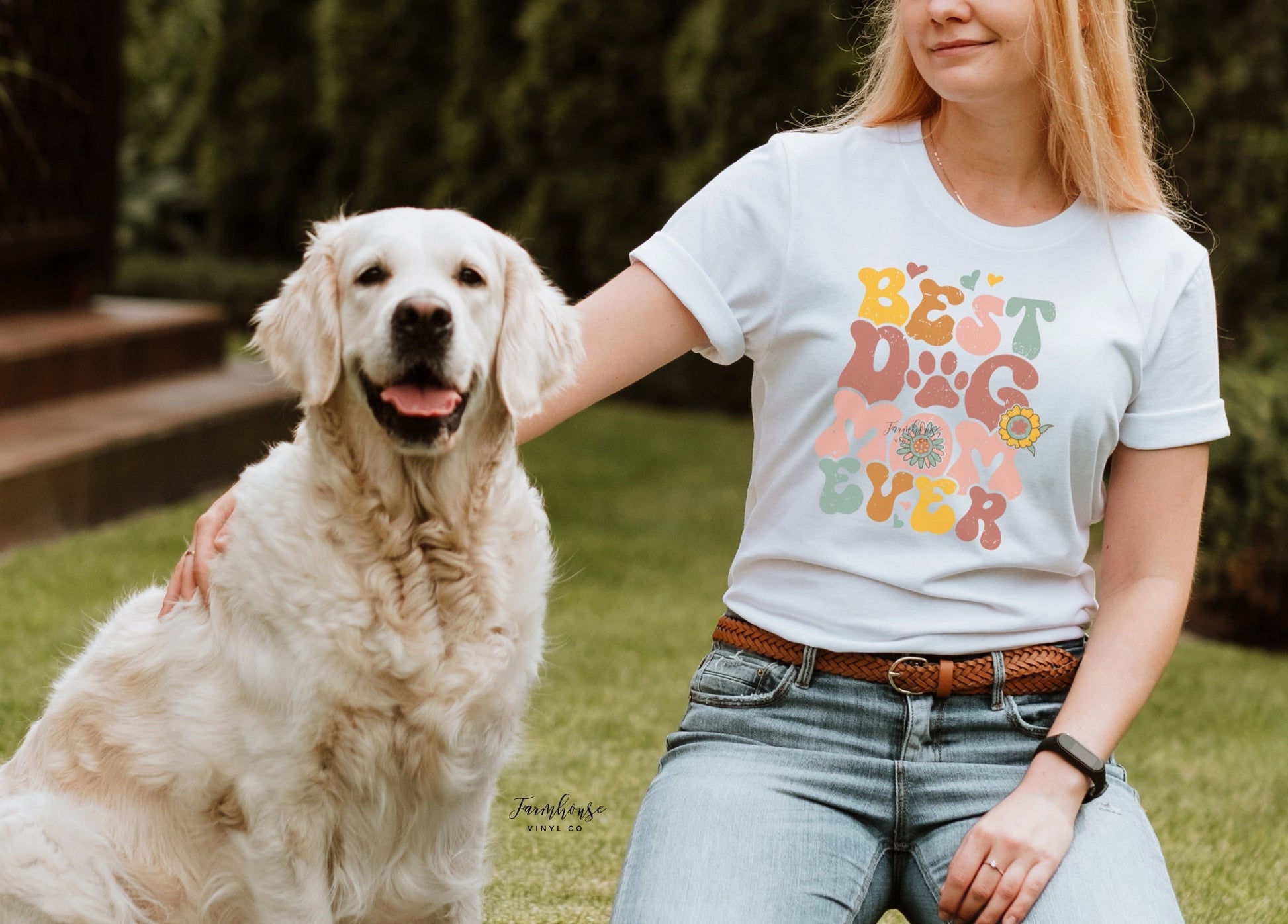 Best Dog Mom Ever Shirt - Farmhouse Vinyl Co