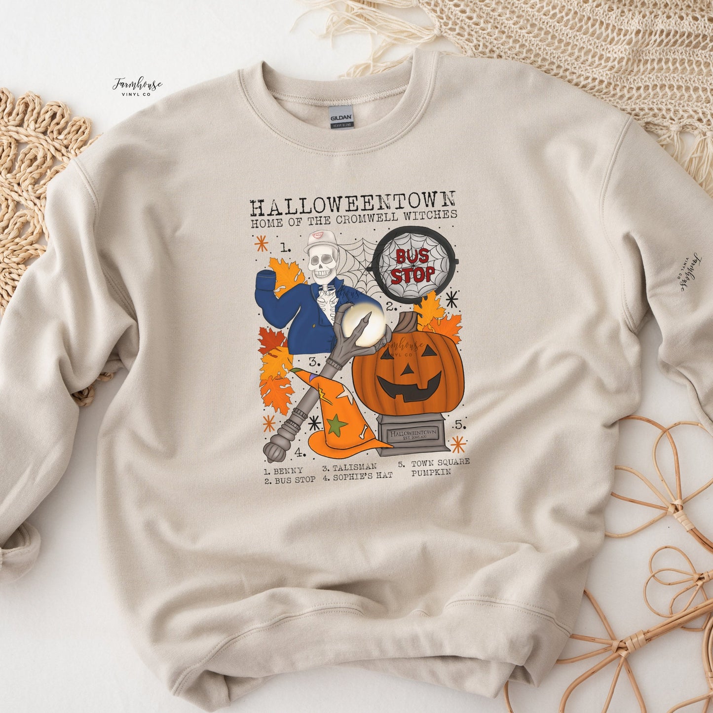 Halloween Town Chart Shirt - Farmhouse Vinyl Co