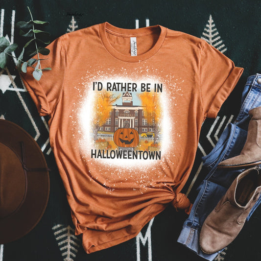 I'd Rather Be in Halloweentown Shirt - Farmhouse Vinyl Co