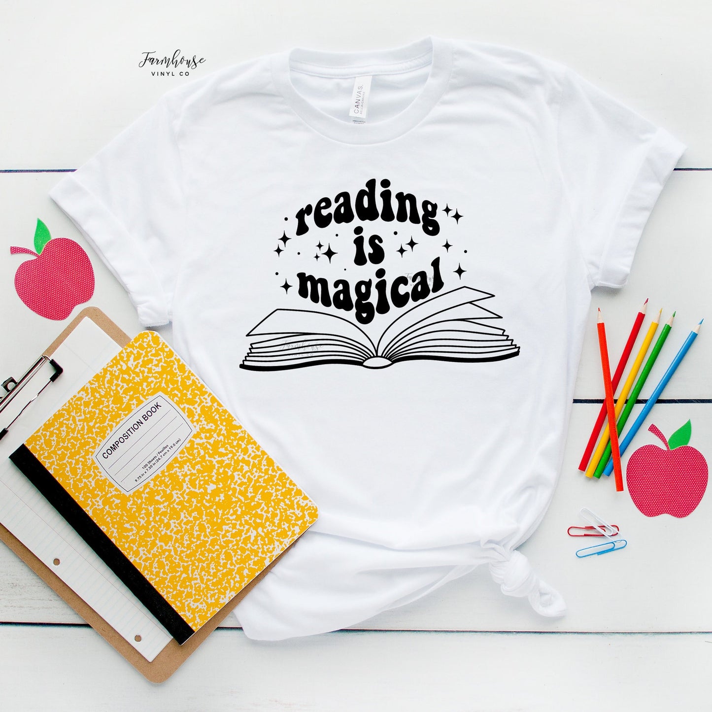 Reading is Magical Books Shirt - Farmhouse Vinyl Co