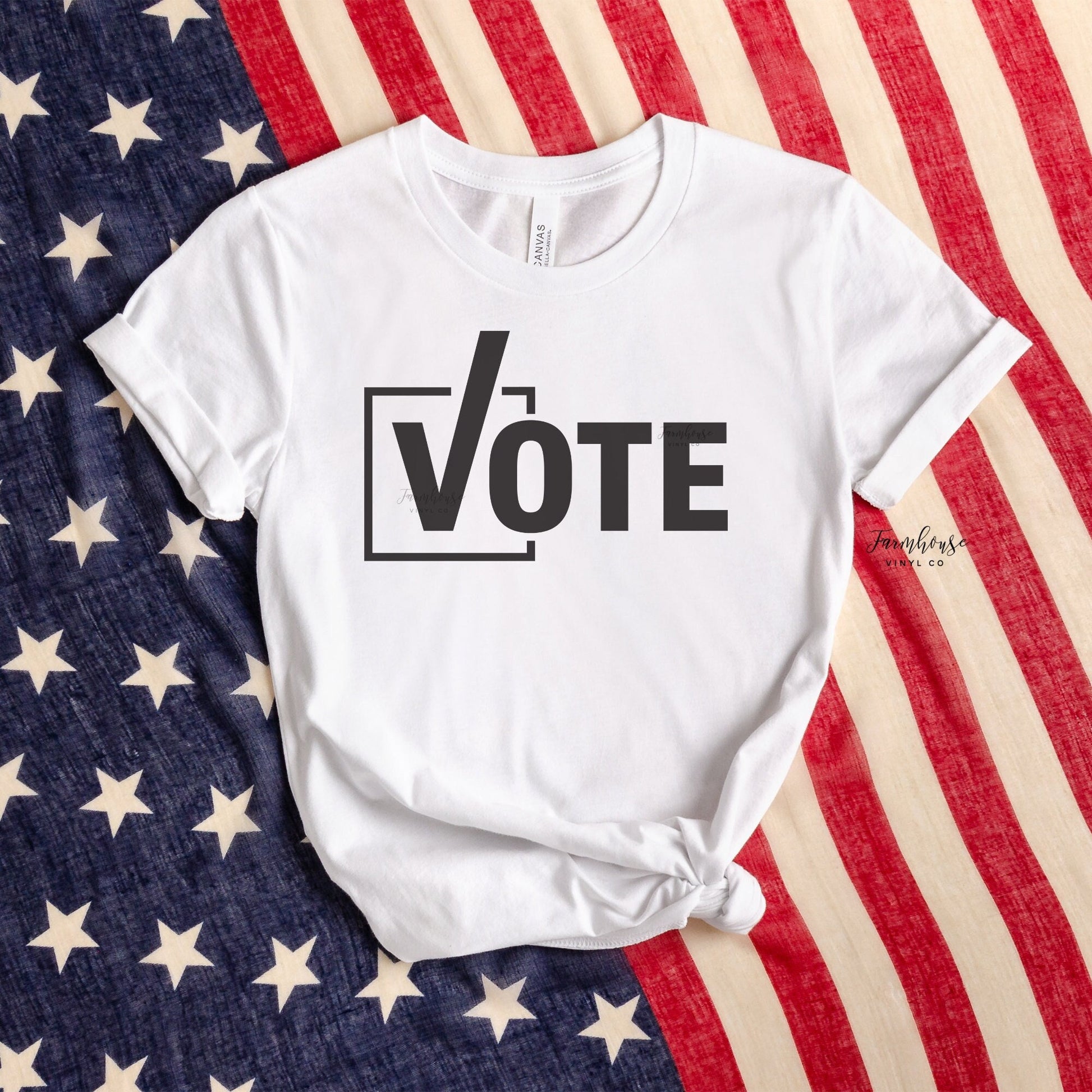 Vote Shirt / Social Justice Shirt / Election Day 2022 Shirt / 2024 Vote Shirt / Vote Check Shirt  / Vote Like Your Rights Depend On It - Farmhouse Vinyl Co