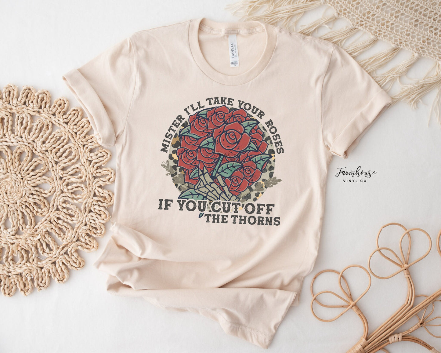 Mister I'll Take Your Roses if you Cut Off the Thorns Shirt - Farmhouse Vinyl Co