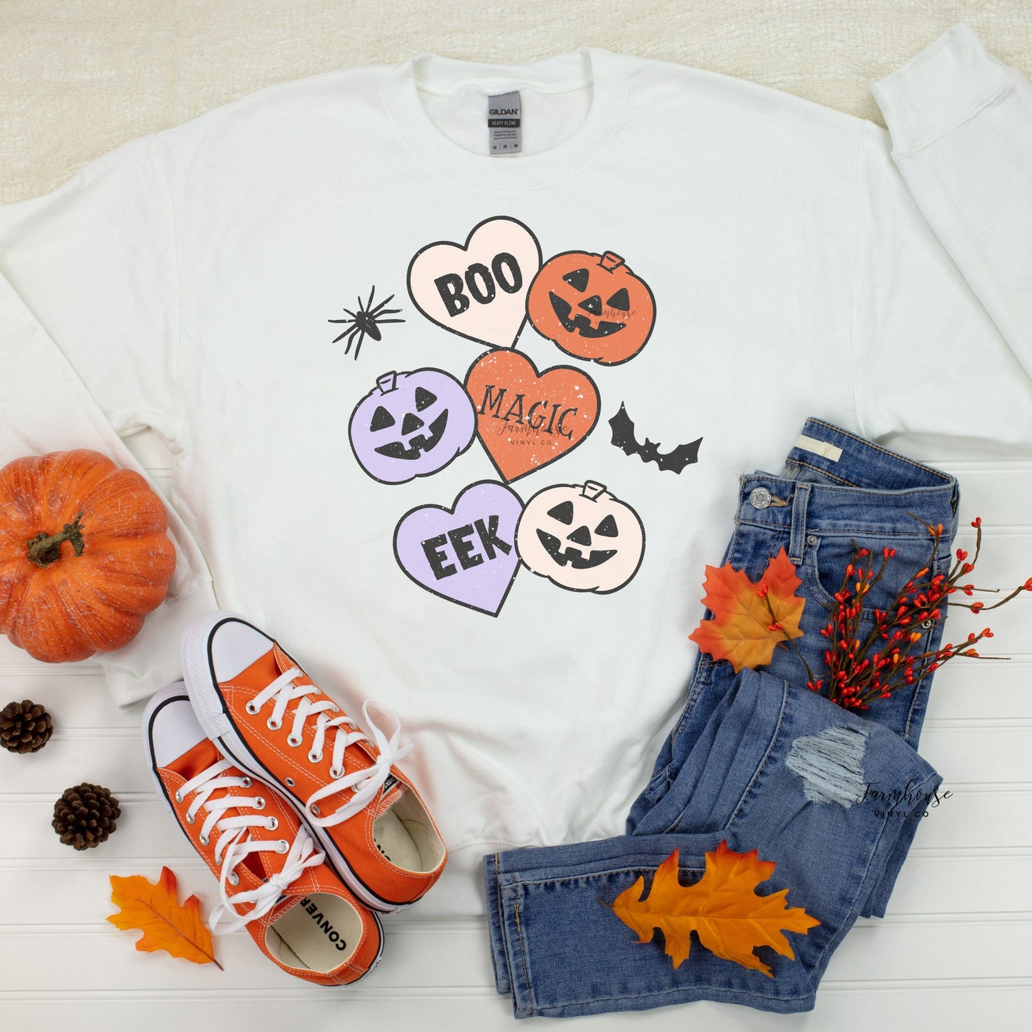 Convo Pumpkins & Hearts Shirt - Farmhouse Vinyl Co