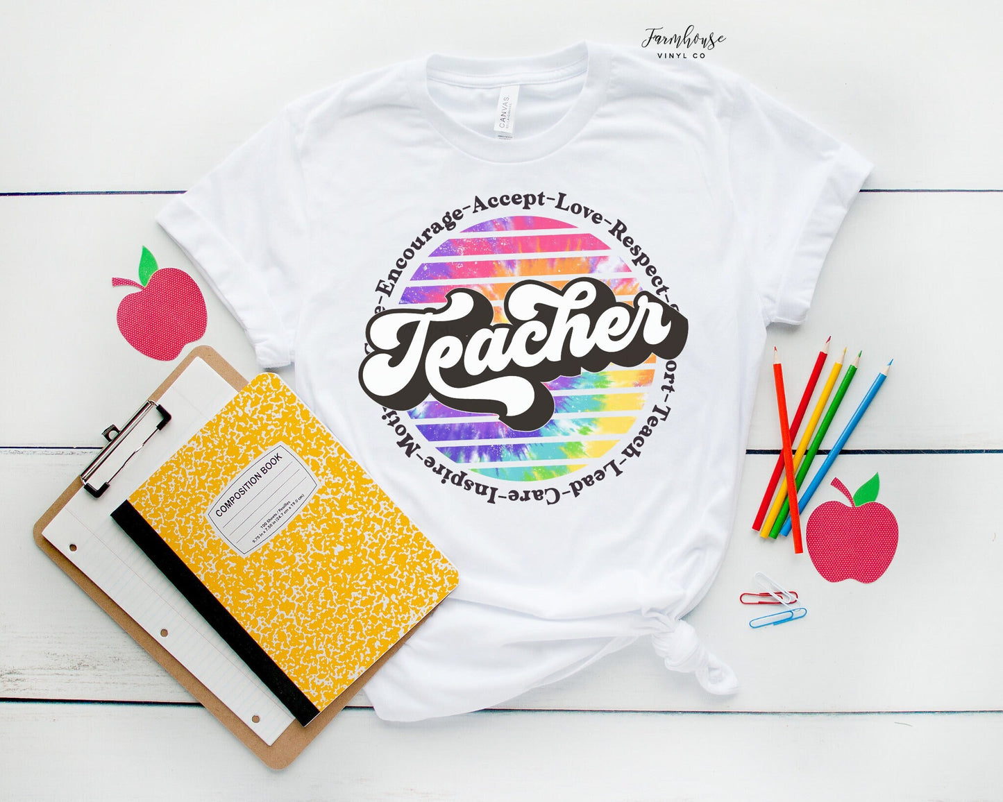 Teacher Words Shirt - Farmhouse Vinyl Co