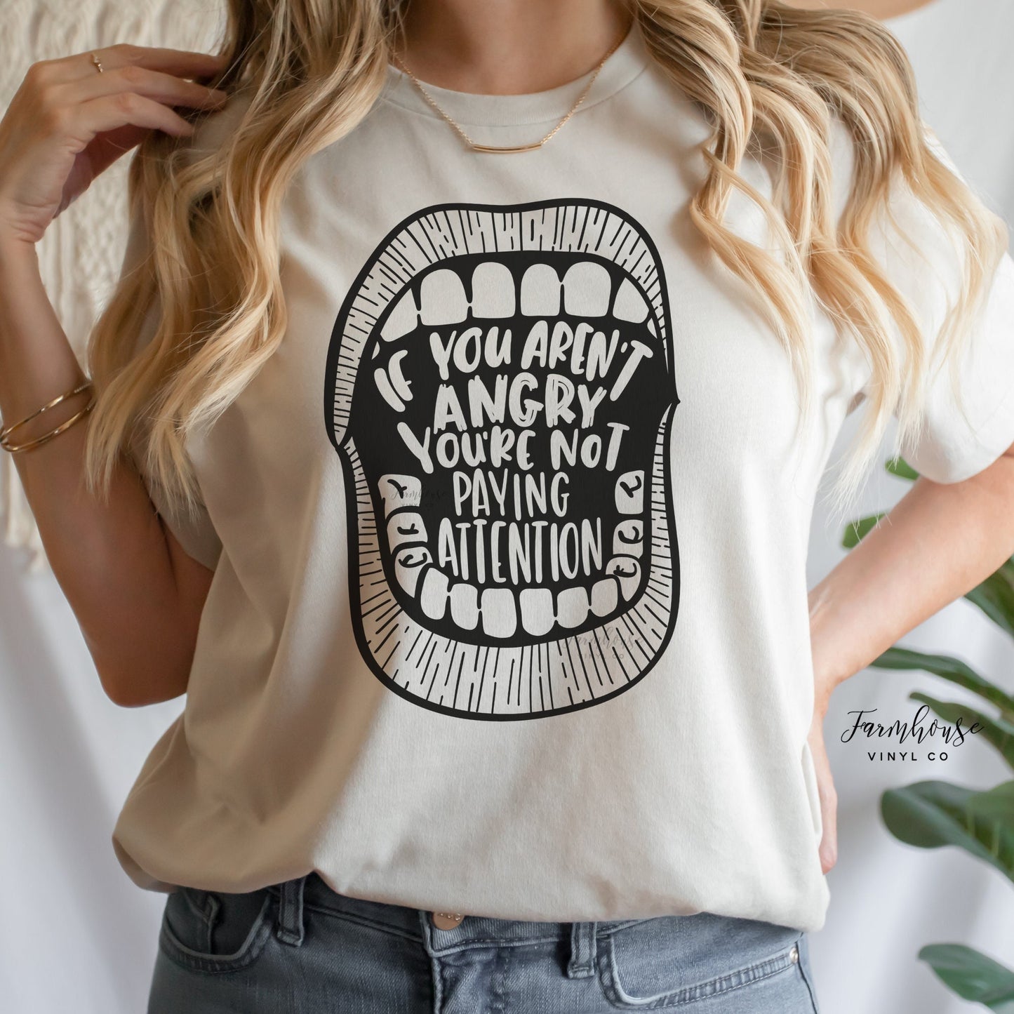If You Aren't Angry You're Not Paying Attention Shirt - Farmhouse Vinyl Co